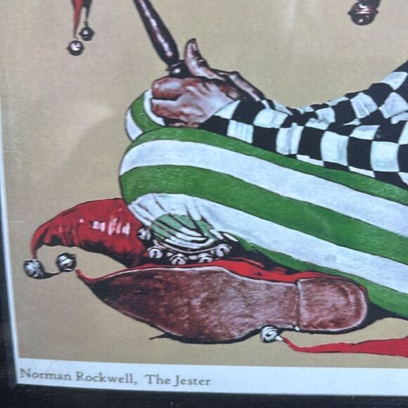 Norman Rockwell print of The Jester - Picture 3 of 4